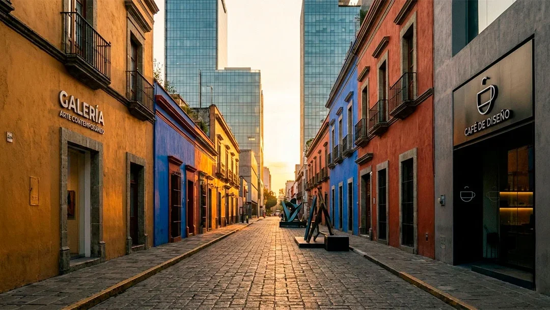 arquitectura y arte en ciudades mexicanas, turismo cultural en México, itinerario arquitectura México, arte y diseño en México, museos imperdibles en México, arquitectura colonial en México, galerías de arte México, lugares con arte contemporáneo México, cafeterías con diseño México, experiencias culturales México, rutas arquitectónicas México, foodies en turismo cultural