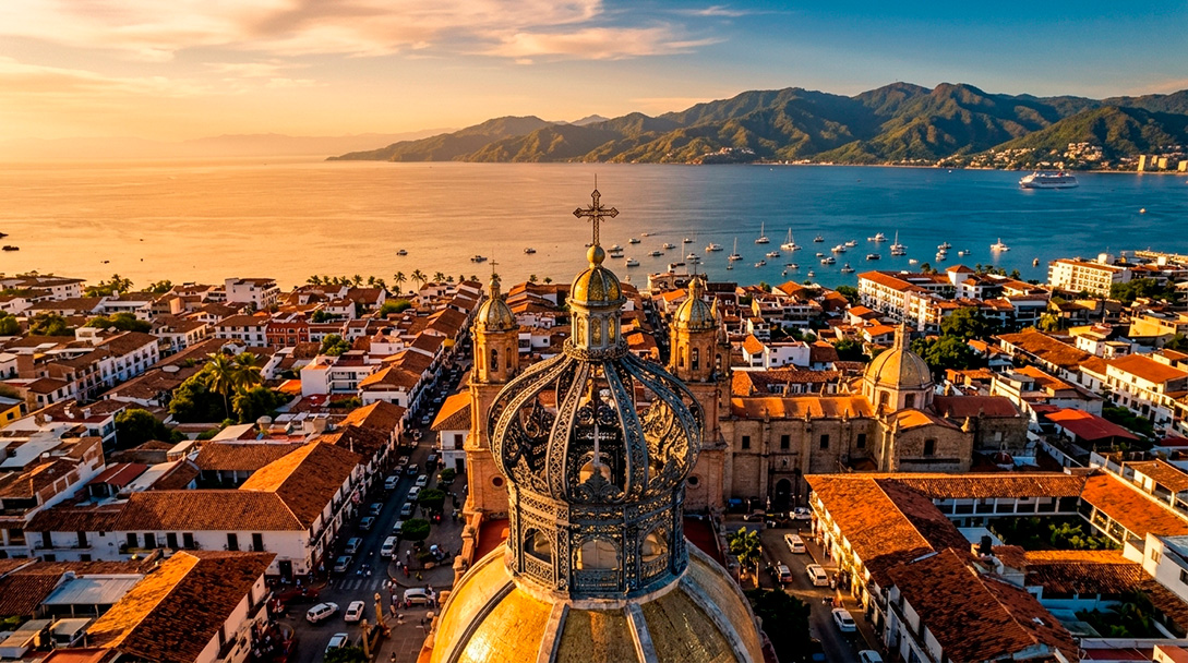 Vista aérea de Puerto Vallarta